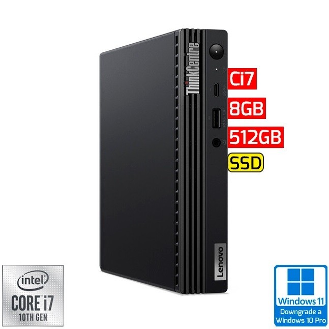 Lenovo ThinkCentre M70q | Ci7 - 8GB - 512GB SSD
