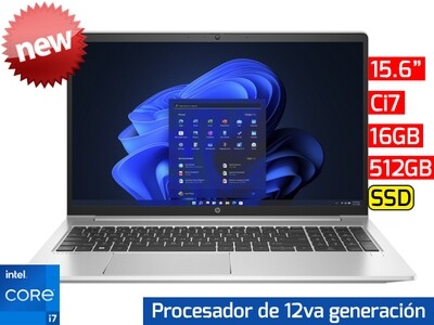 HP ProBook 450 G9 | 15.6" FHD - Ci7 12va - 16GB - 512GB SSD