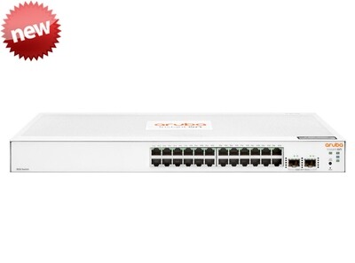 HPE Aruba Instant On 1830 Switch | 24G PoE - 2SFP/SFP