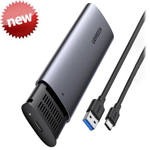 Ugreen Adaptador Para SSD M.2 | Con Cable USB-A a USB-C | USB 3.0