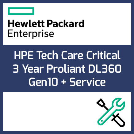 HPE 3 Year Tech Care Critical | Proliant DL360 Gen10 + Service