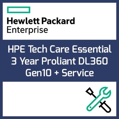 HPE 3 Year Tech Care Essential | Proliant DL360 Gen10 + Service