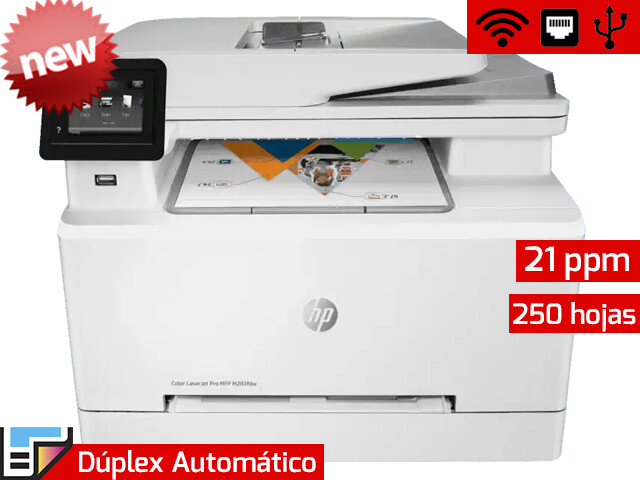 HP Color LaserJet Pro M283fdw | Impresora Multifunción Color con ADF