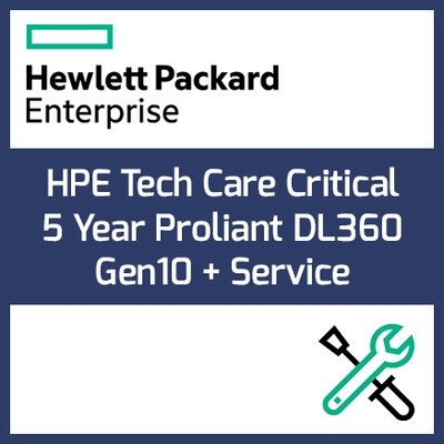 HPE 5 Year Tech Care Critical | Proliant DL360 Gen10 + Service