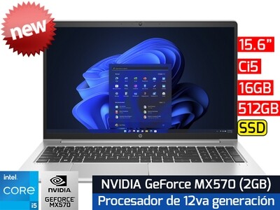 HP ProBook 450 G9 | 15.6" FHD - Ci5 12va - 16GB - 512GB SSD