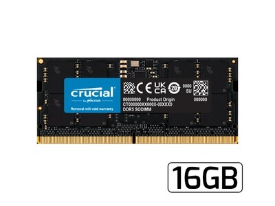 Crucial Memory DDR5 | 16GB - 4800 MHz - SO-DIMM - 262pin