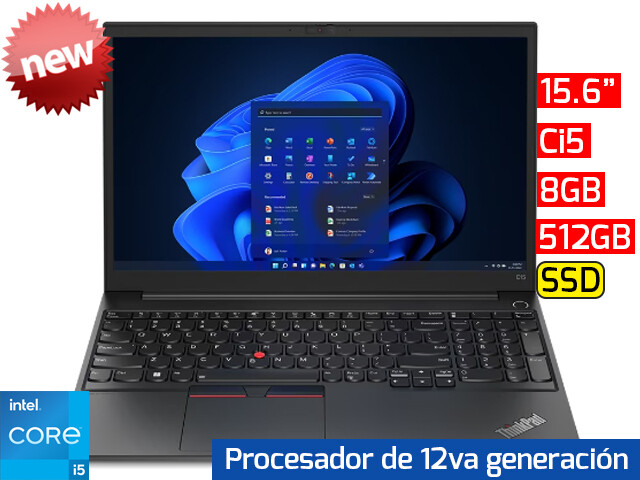 Lenovo ThinkPad E15 Gen 4 | 15.6" - Ci5 12Va - 8GB - 512GB SSD