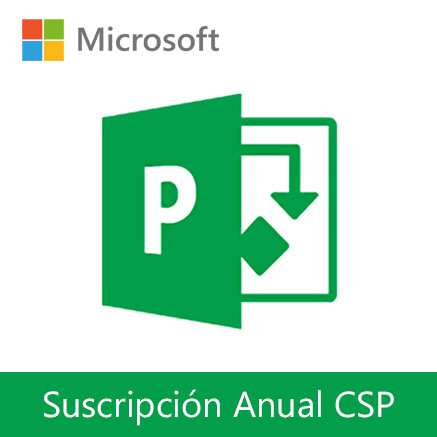 Microsoft Project Online | Suscripción Anual (CSP) por usuario