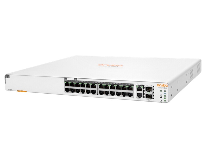 HPE Aruba Instant On 1960 Switch | 24p PoE + 4SFP/SFP