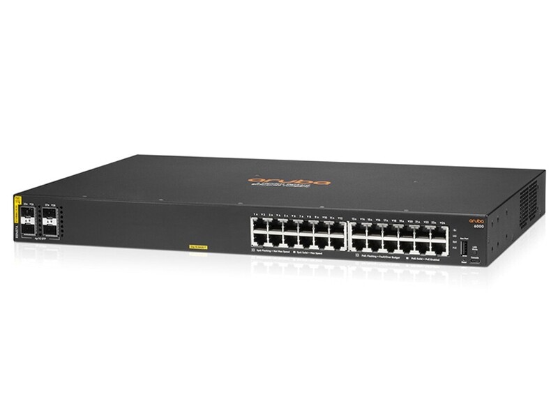 HPE Aruba 6000 Switch | 24p Class4 PoE 4SFP