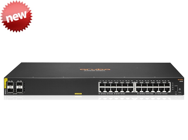 HPE Aruba 6000 Switch | 24G Class4 PoE 4SFP