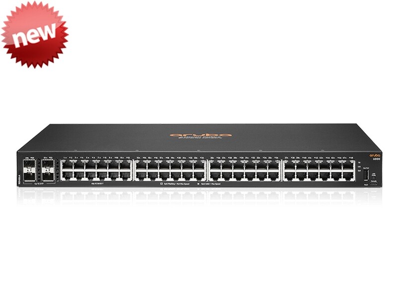 HPE Aruba 6000 Switch | 48G Class4 PoE 4SFP