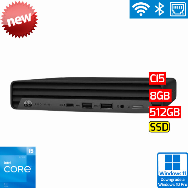 HP Pro Mini 400 G9 | Ci5 12va - 8GB - 512GB SSD