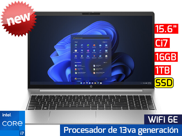 HP ProBook 450 G10 | 15.6" FHD - Ci7 13va - 16GB - 1TB SSD