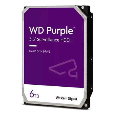 Western Digital Purple Surveillance Hard Drive | 6TB | 3.5"