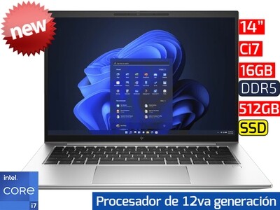 HP EliteBook 840 G9 | 14" WUXGA - Ci7 12va - 16GB DDR4 - 512GB SSD
