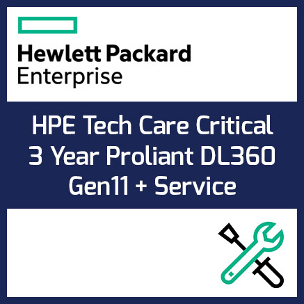 HPE 3 Year Tech Care Critical | Proliant DL360 Gen11 + Service