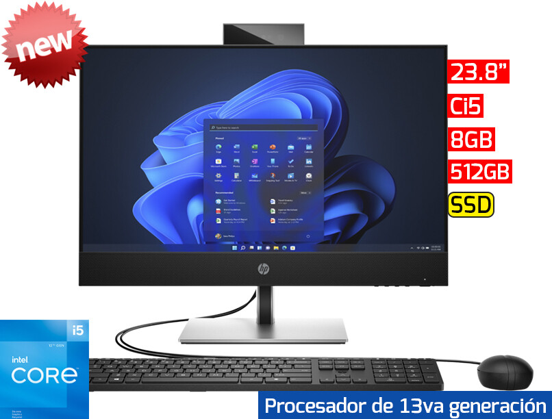 HP ProOne 440 G9 All In One | 23.8" - Ci5 13va - 8GB - 512GB SSD