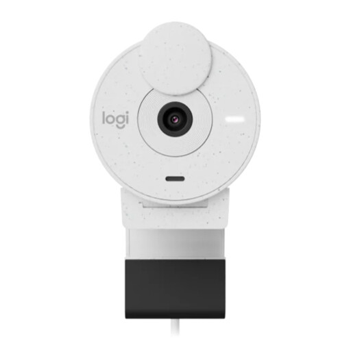 Logitech Brio 300 | Cámara USB-C Personal | Color Blanco | 70°