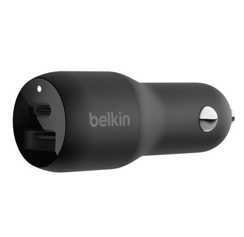 Belkin Dual BoostCharge | Adaptador de corriente para auto | 37 W