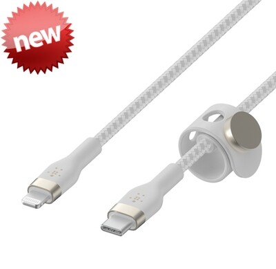 Belkin BoostCharge Pro Flex Cable | USB-C to Lightning | 3 metros