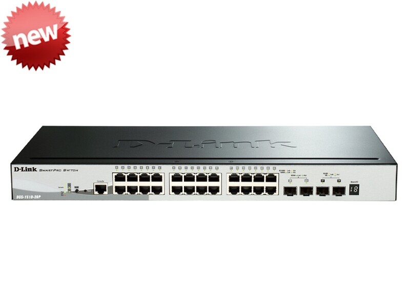 D-Link Gigabit Smart Managed Switch | 24p x 10/100/1000 Mbps PoE