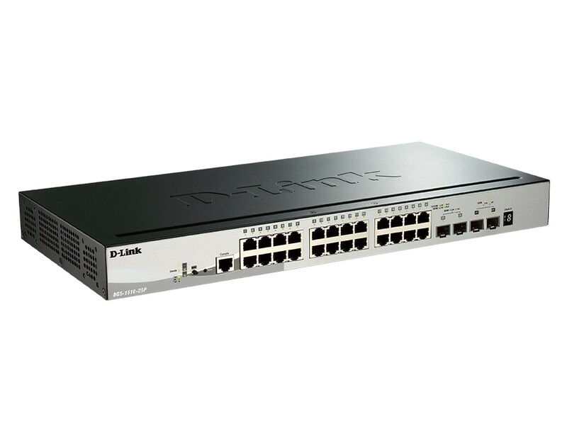 D-Link Gigabit Smart Managed Switch | 24p x 10/100/1000 Mbps PoE