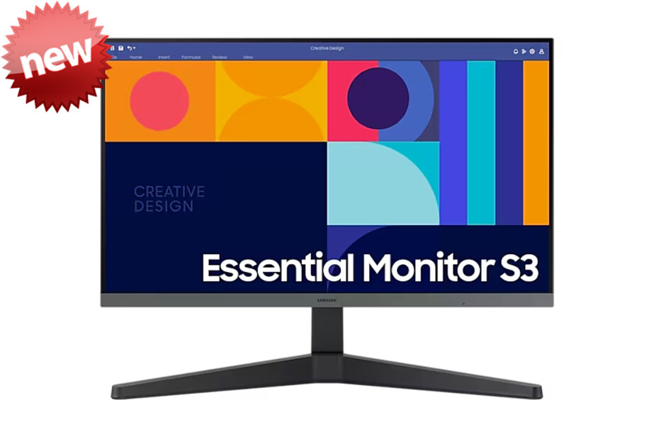 Monitor Plano Samsung Essential Full HD | 24&quot; | 100 Hz | 4 ms