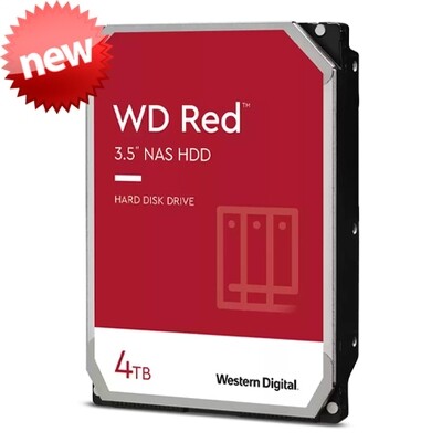 Western Digital Red NAS Hard Drive | 4TB | 3.5"