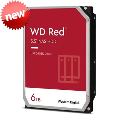 Western Digital Red NAS Hard Drive | 6TB | 3.5"