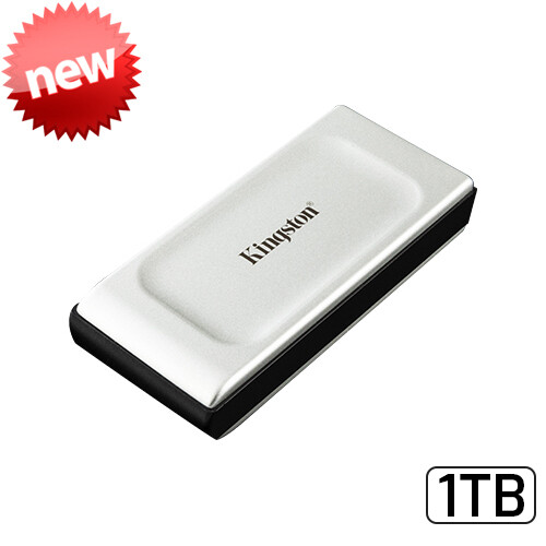 Kingston XS2000 | Unidad de Estado Sólido Portátil | USB 3.2 Gen 2x2 Tipo-C | 1TB | Color Plateado