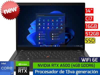 Lenovo ThinkPad P14S Gen4 | 14" - Ci7 13va - 16GB LPDDR5x-7500 - 512GB SSD - NVIDIA RTX A500 4GB