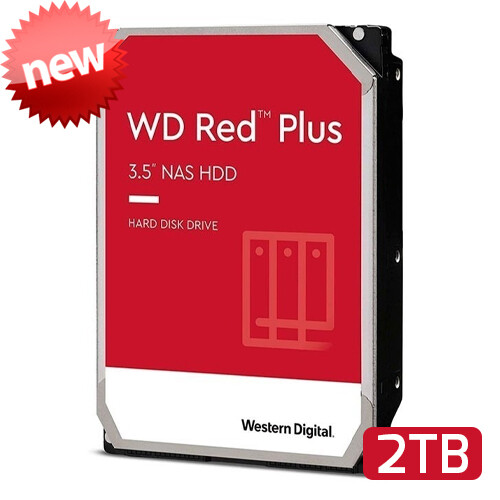 Western Digital Red Plus NAS Hard Drive | 2TB | 3.5"