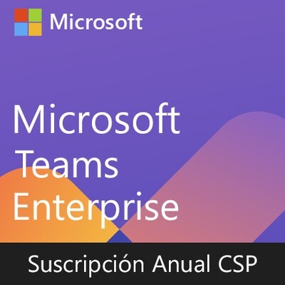 Microsoft Teams Enterprise | Suscripción Anual (CSP) por usuario Add-On