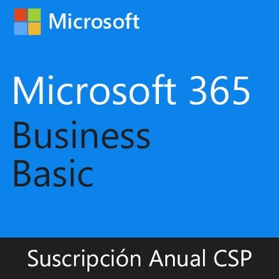 Microsoft 365 Business Basic | Suscripción Anual (CSP) por usuario