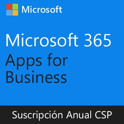 Microsoft 365 Apps for Business | Suscripción Anual (CSP) por usuario