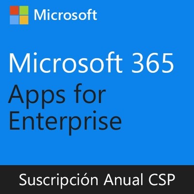 Microsoft 365 Apps for Enterprise | Suscripción Anual CSP por usuario