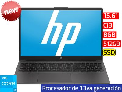HP 250 G10 | 15.6&quot; HD - Ci3 13va - 8GB - 512GB SSD - FreeOS