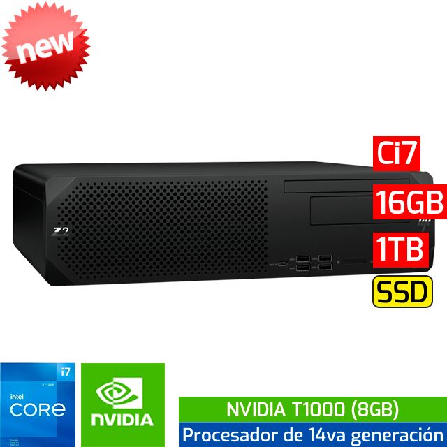 HP Z2 G9 Workstation | Ci7 14va - 16GB - 1TB SSD - NVIDIA T1000 8GB