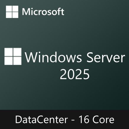 Windows Server 2025 DataCenter | 16 Core License Pack | Licencia Perpetua CSP