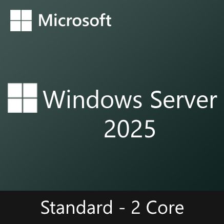 Windows Server 2025 Standard | 2 Core License Pack | Licencia Perpetua CSP