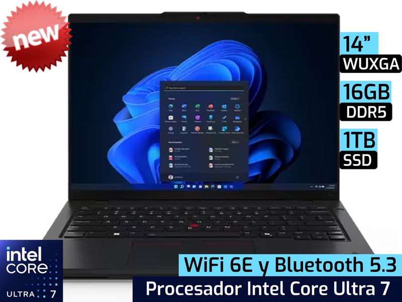 Lenovo ThinkPad L14 Gen 5 | 14&quot; WUXGA - Intel Core Ultra 7 155U - 16GB DDR5 - 1TB SSD