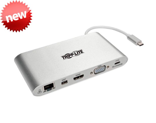 Tripp-Lite USB-C Dock | Adaptador multipuerto Dual Display - 4K
