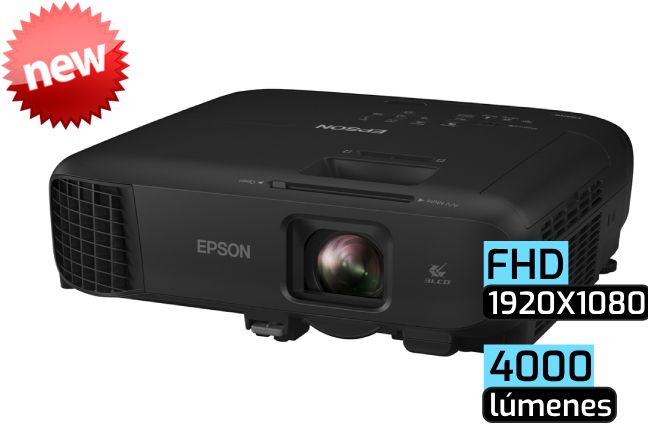 Epson PowerLite FH52+ | Proyector Inalámbrico Portátil