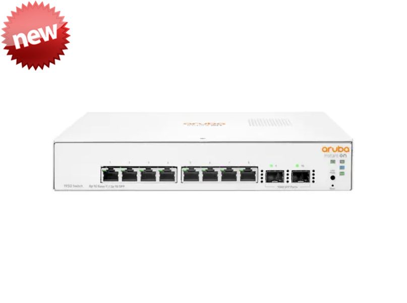 HPE Aruba Instant On 1930 Switch | 8G + 2SFP/SFP