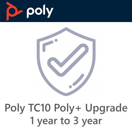 HP Poly TC10 Poly+ Upgrade | 1 Year to 3 Year
