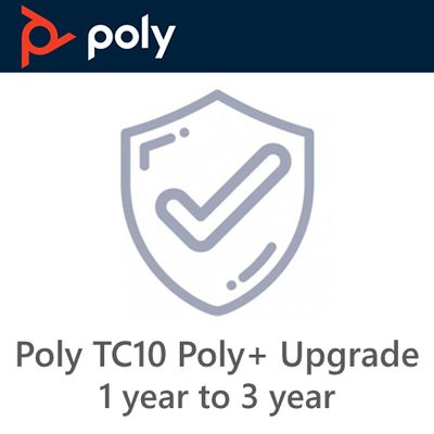 HP Poly TC10 Poly+ Upgrade | 1 Year to 3 Year