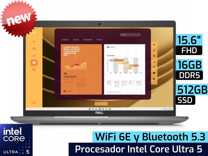 Dell Latitude 5550 | 15.6&quot; FHD - Intel Core Ultra 5 125U - 16GB DDR5 - 512GB SSD