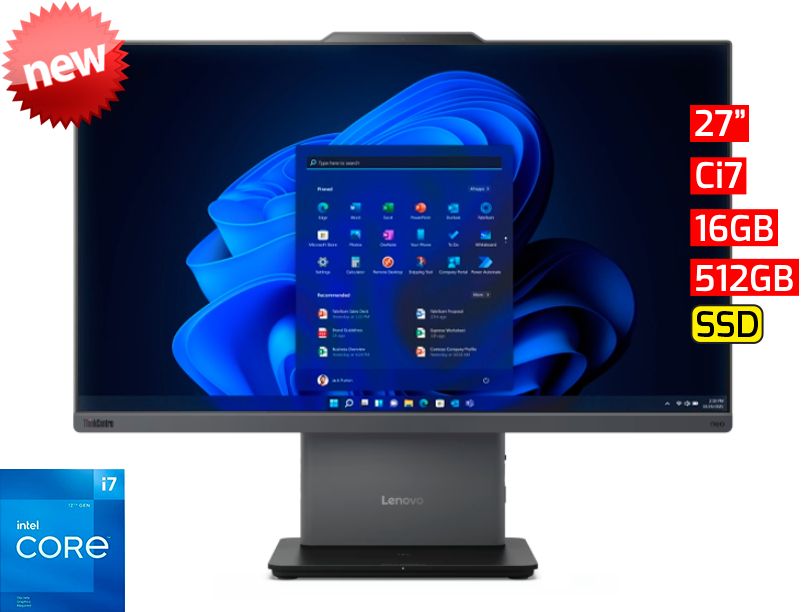 Lenovo ThinkCentre Neo 50a G5 All In One | 27&quot; - Ci7 13va - 16GB - 512GB SSD
