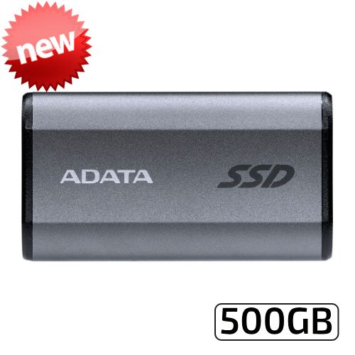 Adata SE880 SSD | Unidad de Estado Sólido Portátil | USB 3.2 Gen 2 Tipo-C | 500GB | Color Gris